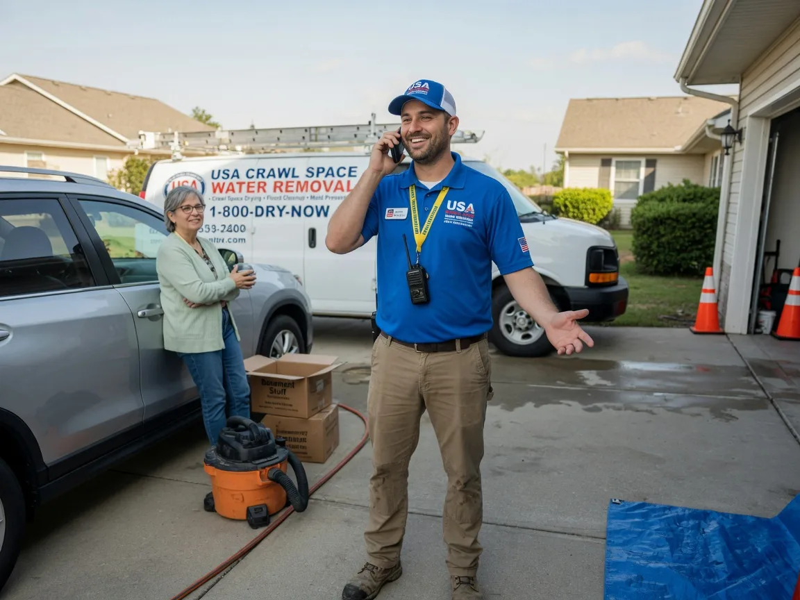 Crawl Space Water Removal Cornelius, NC FAQs